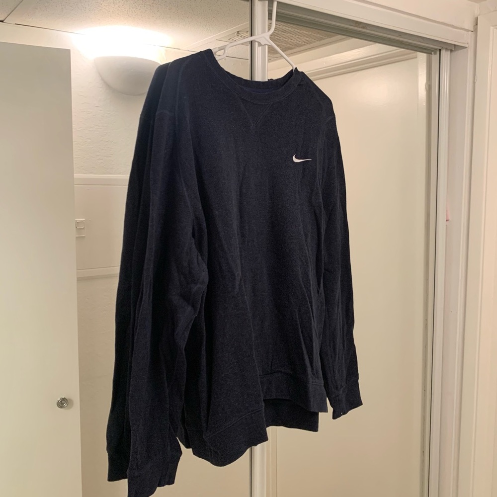 Nike Navy Blue Crewneck Sweater